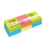 Post-it Notes, Assorted Collection, 1 7/8" x 1 7/8", 400 Sheet/Pad, 3 Pads/Pack (20513PK)