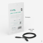 Plugable 3.3' USB Cable, Black (USBC-C100)