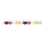 Teacher Created Resources Die-Cut Border Trim, 2.75" x 2.92', Cool for School, 12/Pack, 6 Packs/Bundle (TCR9312-6)