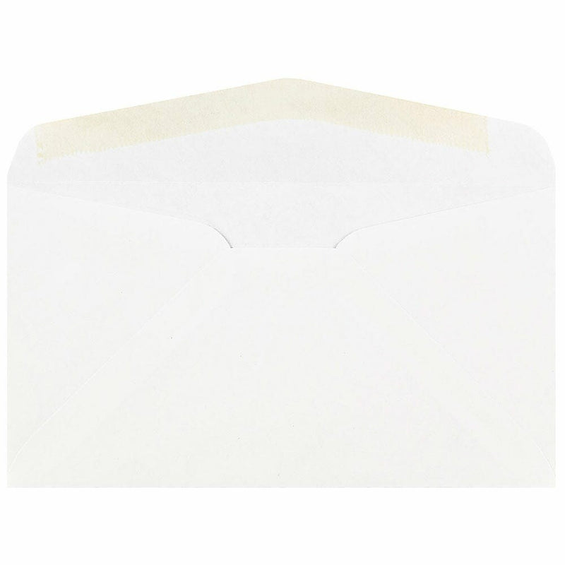 JAM Paper#6 3/4 Booklet Envelope 3 5/8" x 6 1/2", Bright White, 50/Pack (17905-50)