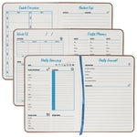 Global Printed Products Travel 5" x 7" Planner, Paperboard Cover, Brown (GPP-0119-A)