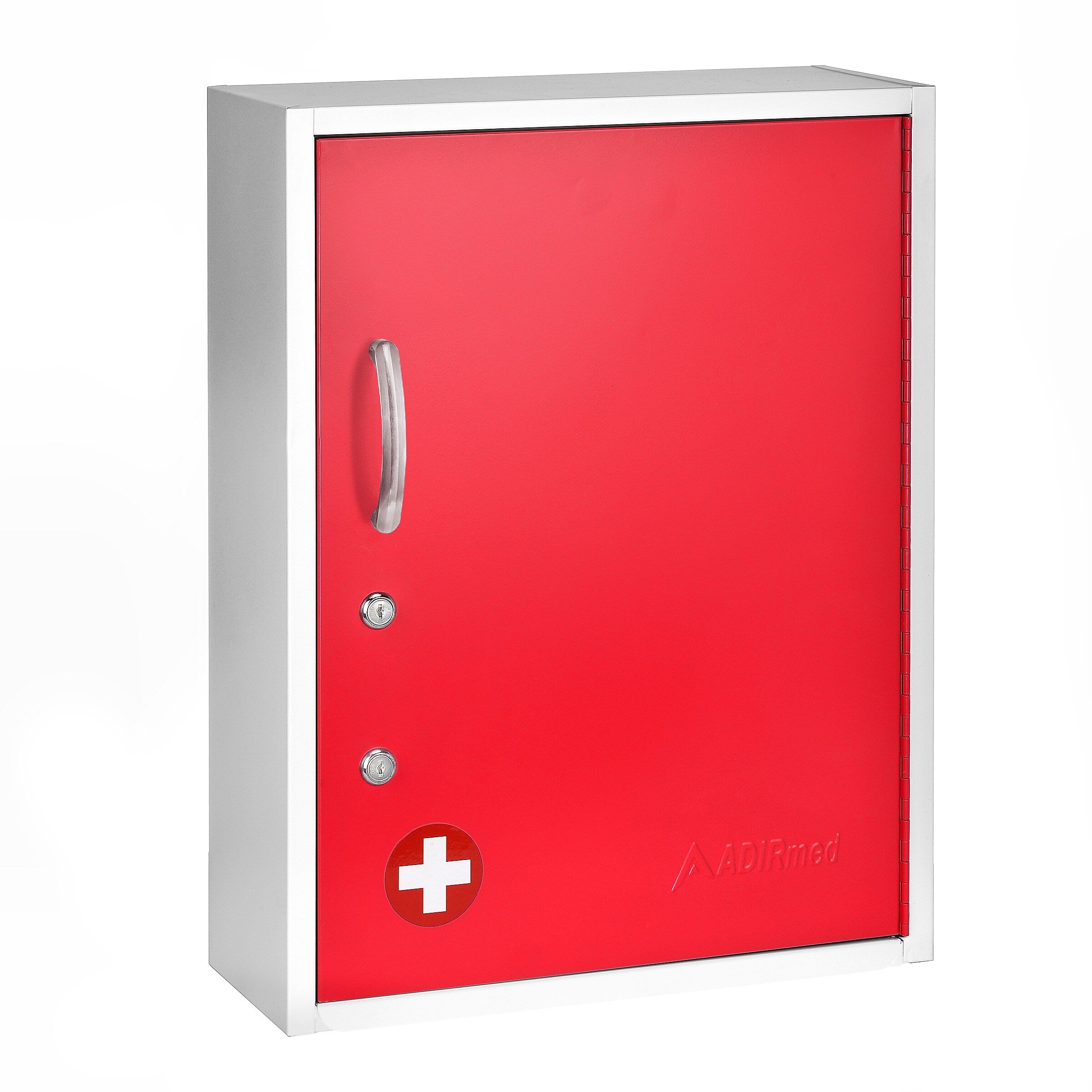 Viva Comfort Steel Medical Storage Cabinet with Dual Key Lock, 1.16 cu. ft. (999-06-RED)