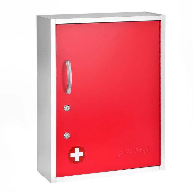Viva Comfort Steel Medical Storage Cabinet with Dual Key Lock, 1.16 cu. ft. (999-06-RED)