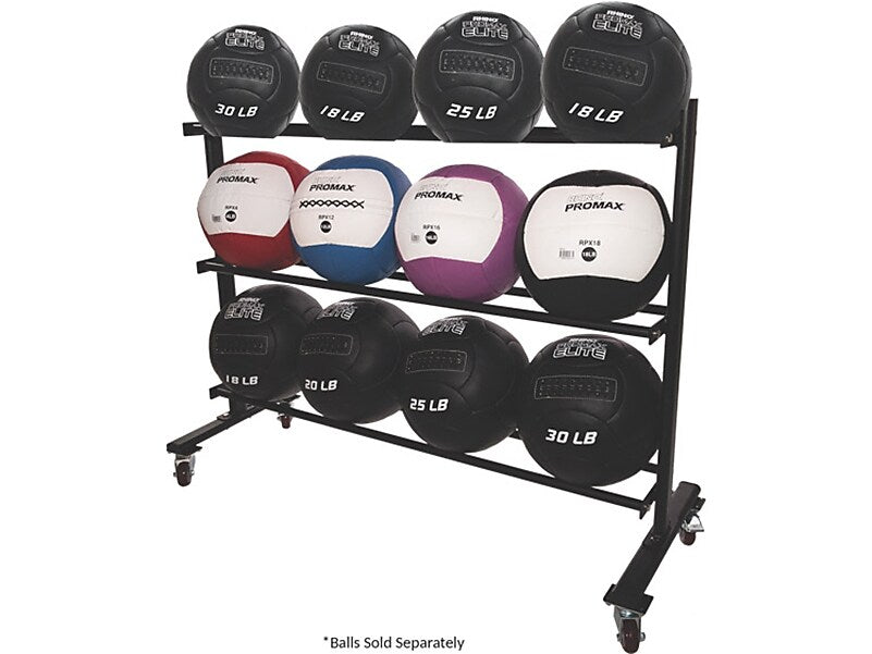 Champion Sports Promax Black 3-Tier Medicine Ball Rack (RPXRACK)