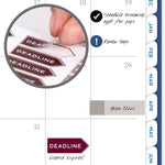 2025-2026 AT-A-GLANCE Signature Lite 5" x 8" Academic Year Weekly & Monthly Planner, Plastic Cover, Navy (YP20LA2026)