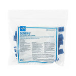 Medline Dentips Oral Swabsticks, Blue, Untreated, 20/Bag (MDS096206H)