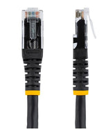 Startech 15' CAT-6 Ethernet Cable, 24 AWG, Black (C6PATCH15BK)