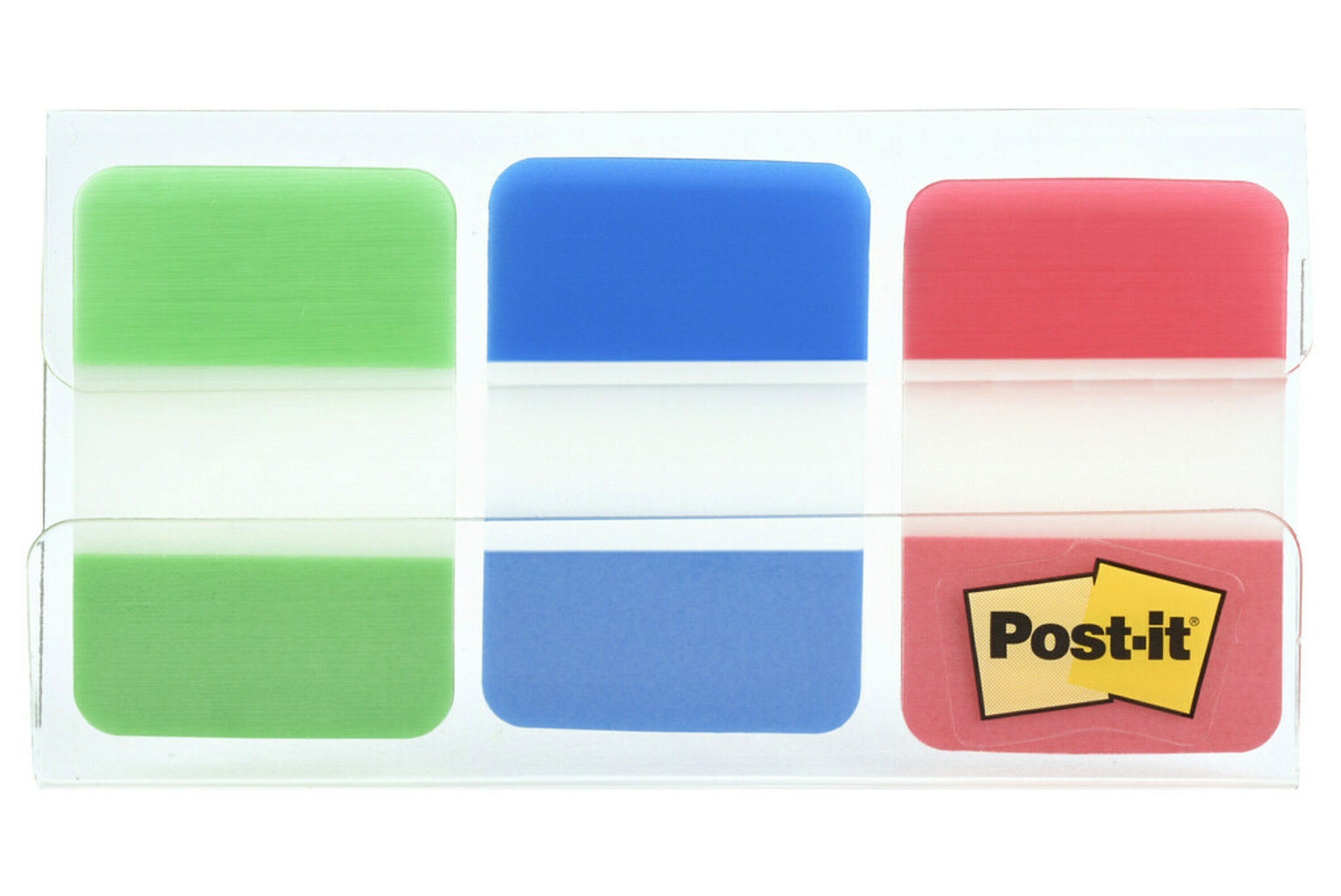 Post-it Durable Filing Tabs, 1" Wide, Assorted Colors, 66 Tabs/Pack (686-GBR)