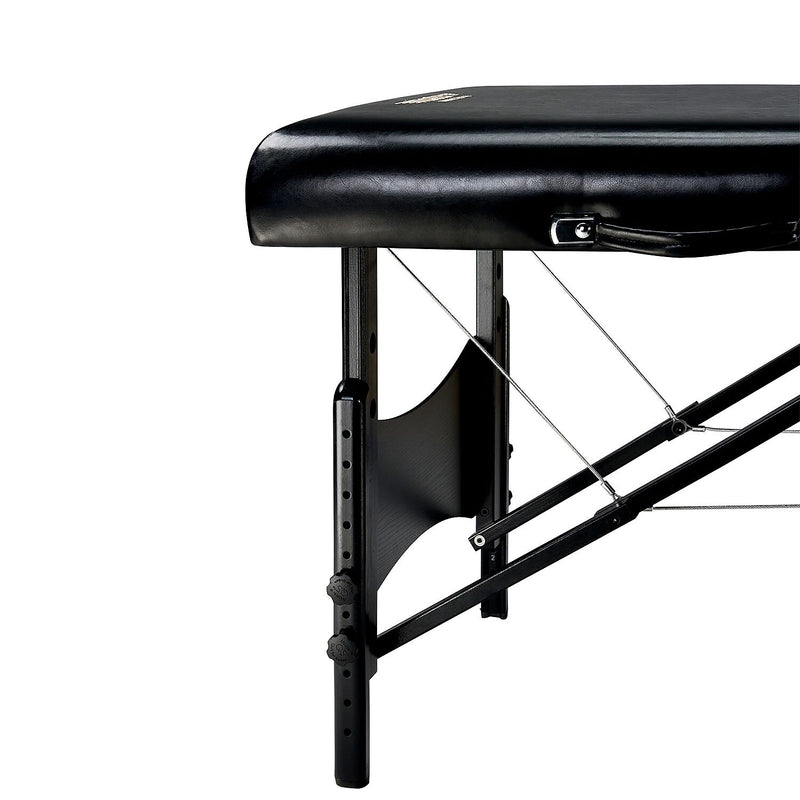 Master Massage 30” Galaxy Therma Top Portable Massage Table with Accessories (Black) (20244)