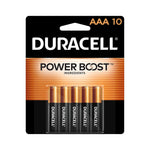 Duracell Coppertop AAA Alkaline Battery, 10/Pack (MN2400B10Z)