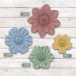 Teacher Created Resources Cottage Charm Paper Flowers, 4/Pack (TCR8353)