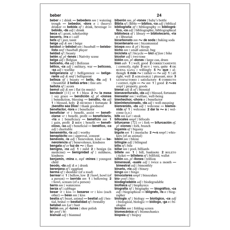 Merriam-Webster Spanish-English Dictionary for Students, Third Edition, 3/Bundle
