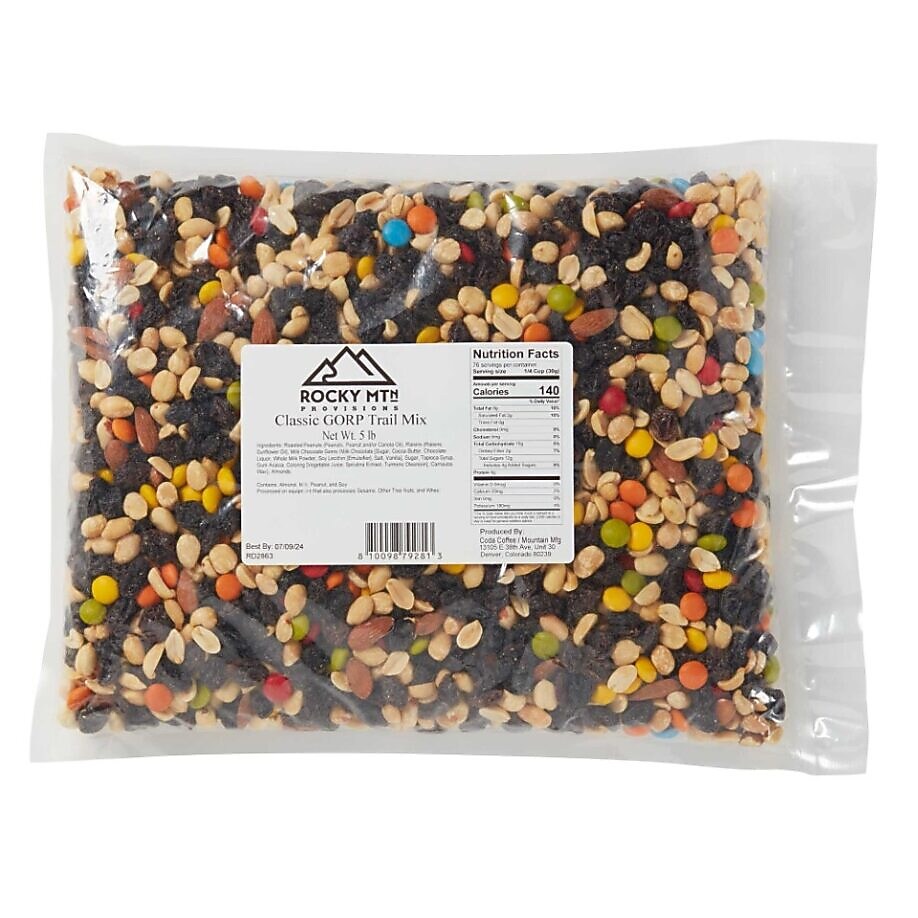 Mountain Manufacturing Gorp Dry Roasted Trail Mix, 80 oz., 4/Carton (92810)