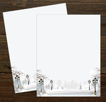 Great Papers! Holiday Stationery Letterhead Winter Wonderland Walkway, Multicolor, 50/Sheets (2024030)