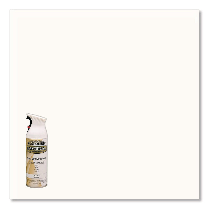 Rust-Oleum Universal Premium Spray Paint, White, 12 oz., 6/Carton (245199)