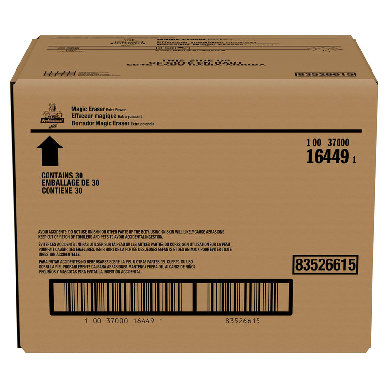 Mr. Clean Professional Magic Eraser Extra Power Scrubbers, White, 30/Pack (16449)