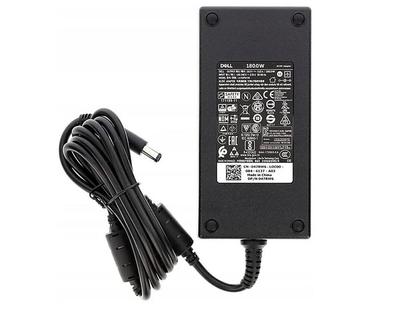 Dell 180W Power Adapter For Dell G Series, Alienware Laptops, Black (DW5G3)