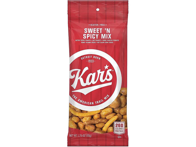 Kars Gluten-Free Nut Trail Mix Variety Pack, 46 oz., 24 Bags/Box (8362)