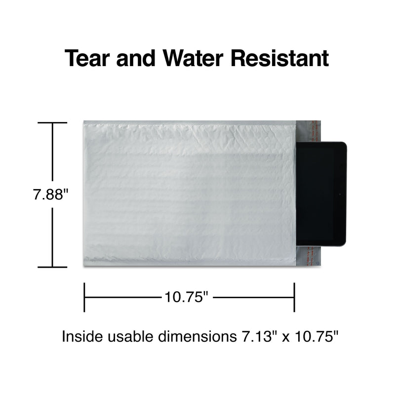 7.88" x 10.75" Self-Sealing Bubble Mailer, #1, 25/Carton (ST56617B)