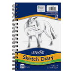 Pacon Art 1st Sketch Diary, 9" x 6", White, 70 Sheets/Pad (4790)