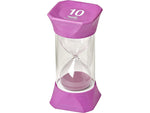 hand2mind Jumbo 10-Minute Sand Timer, Purple (93069)