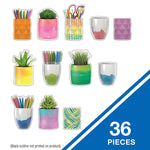 Happily Ever Elementary Creatively Inspired Planters & Cups Cut-Outs, 36/Pack, 3 Packs/Bundle (CD-120649-3)