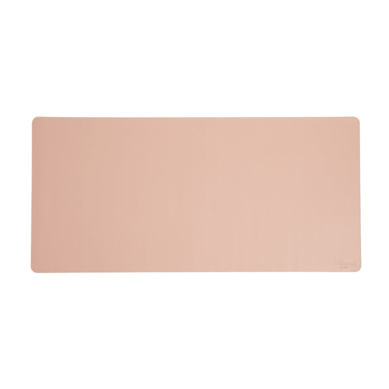 Smead Large Vegan Leather Anti-Slip Desk Pad, 36" x 17", Light Pink (64829)
