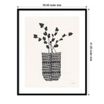 Amanti Art Shadow Vessel I by Courtney Prahl Wood Framed Wall Art Print, 33" x 41" (A42676882200)