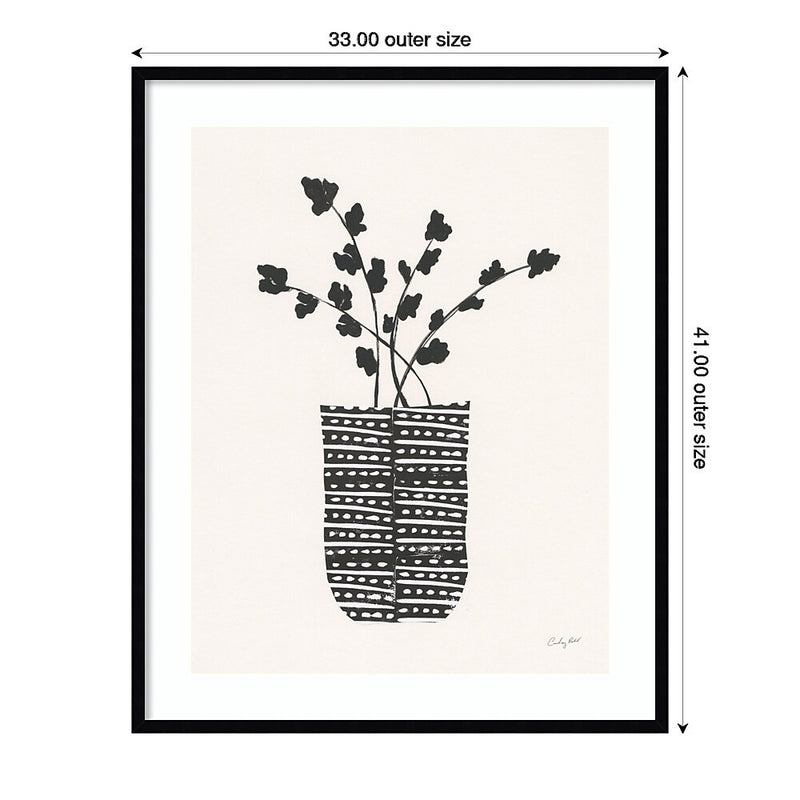 Amanti Art Shadow Vessel I by Courtney Prahl Wood Framed Wall Art Print, 33" x 41" (A42676882200)