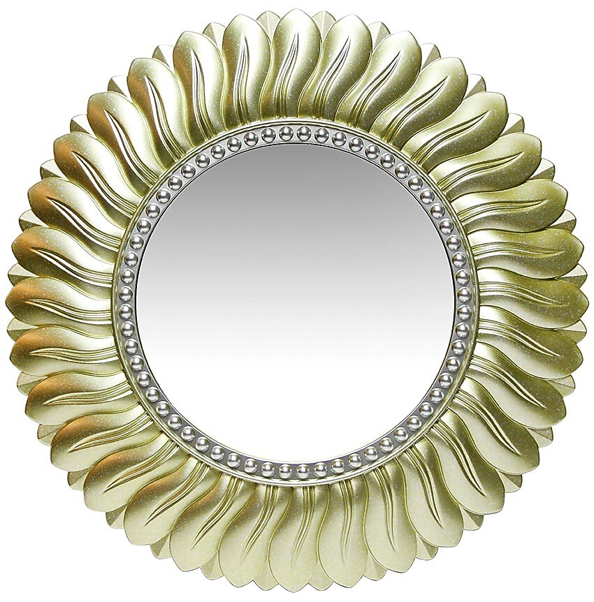 Infinity Instruments Marseille Decorative Wall Mirror, Plastic, 21.5" (20015GS)