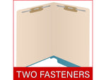 Medical Arts Press Reinforced End Tab File Folder, Straight-Cut, Letter Size, Manila/Blue, 50/Box (S-09473-BLU)