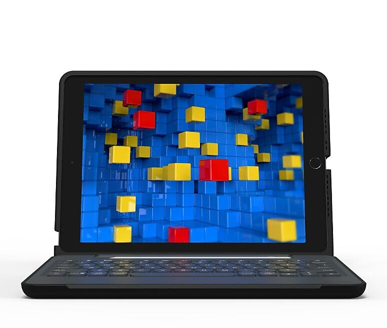 Zagg Wireless Keyboard with Case for 10.2" iPad (Gen 7, 8, 9), Black