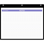 2026 AT-A-GLANCE 11" x 8" Wet-Erase Desk or Wall Calendar, White/Purple (SK8-00-26)