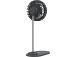 Veho UF-2 Wireless Charging Stand with Fan and LED Light, Gray (VUF-002-UF2)