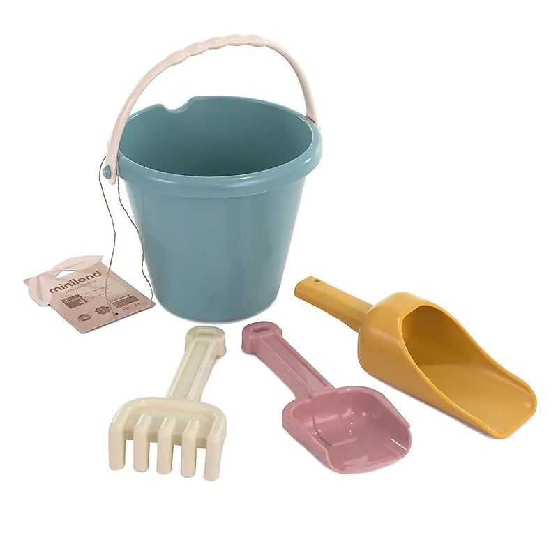 MINILAND ECO Junior Sand Set, Pastel Colors, 4/Set (MLE32261)