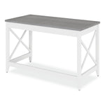 Alera Farmhouse Writing Desk, 47.24" x 23.62" x 29.53", Gray (ALEWSF4824GY)