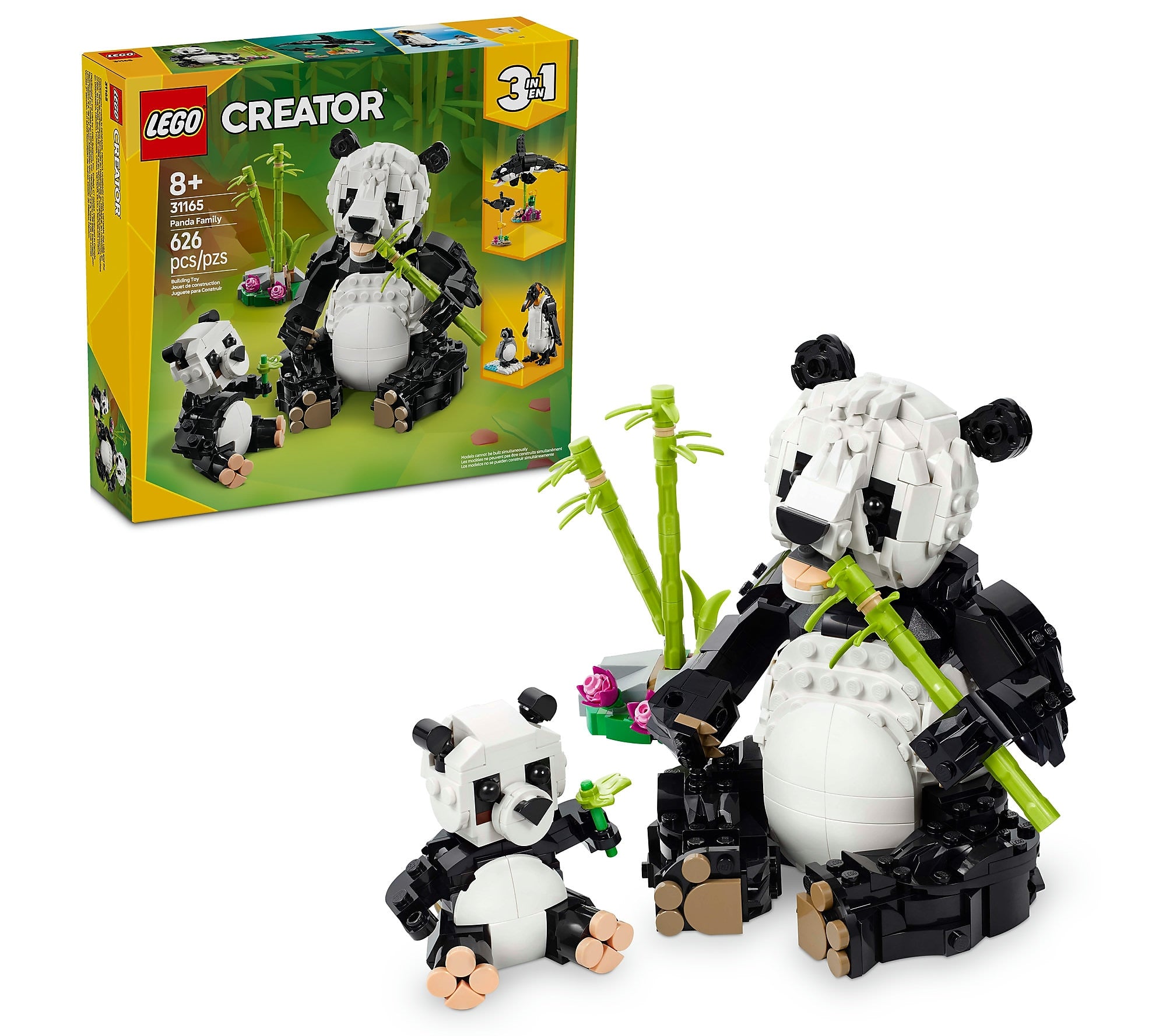 LEGO Creator Wild Animals: Panda Family, 626 Pieces (31165)