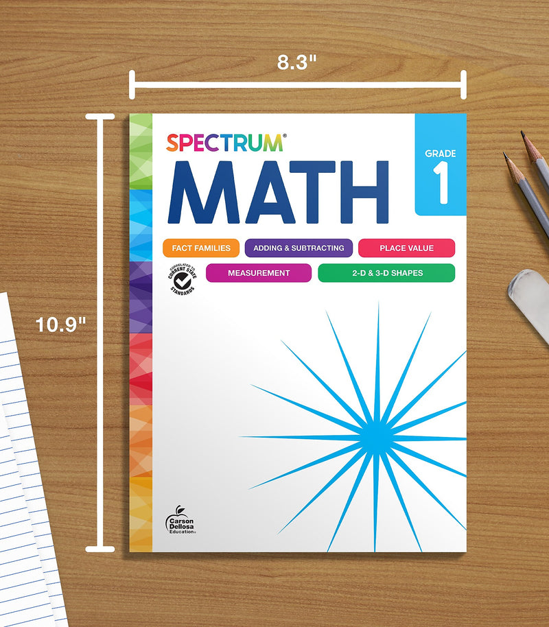 Carson-Dellosa Math Workbook, 192 pages (705500)