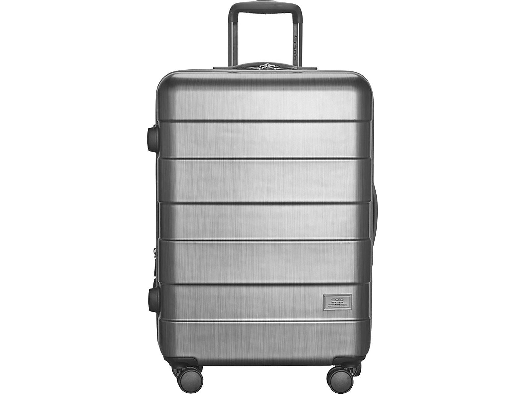 Solo New York Re:serve 26" Hardside Suitcase, 4-Wheeled Spinner, Gray (UBN922-10)