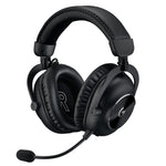 Logitech PRO X 2 LIGHTSPEED Wireless Bluetooth Stereo Gaming Over-the-Ear Headset, 3.5mm, Black (981-001262)