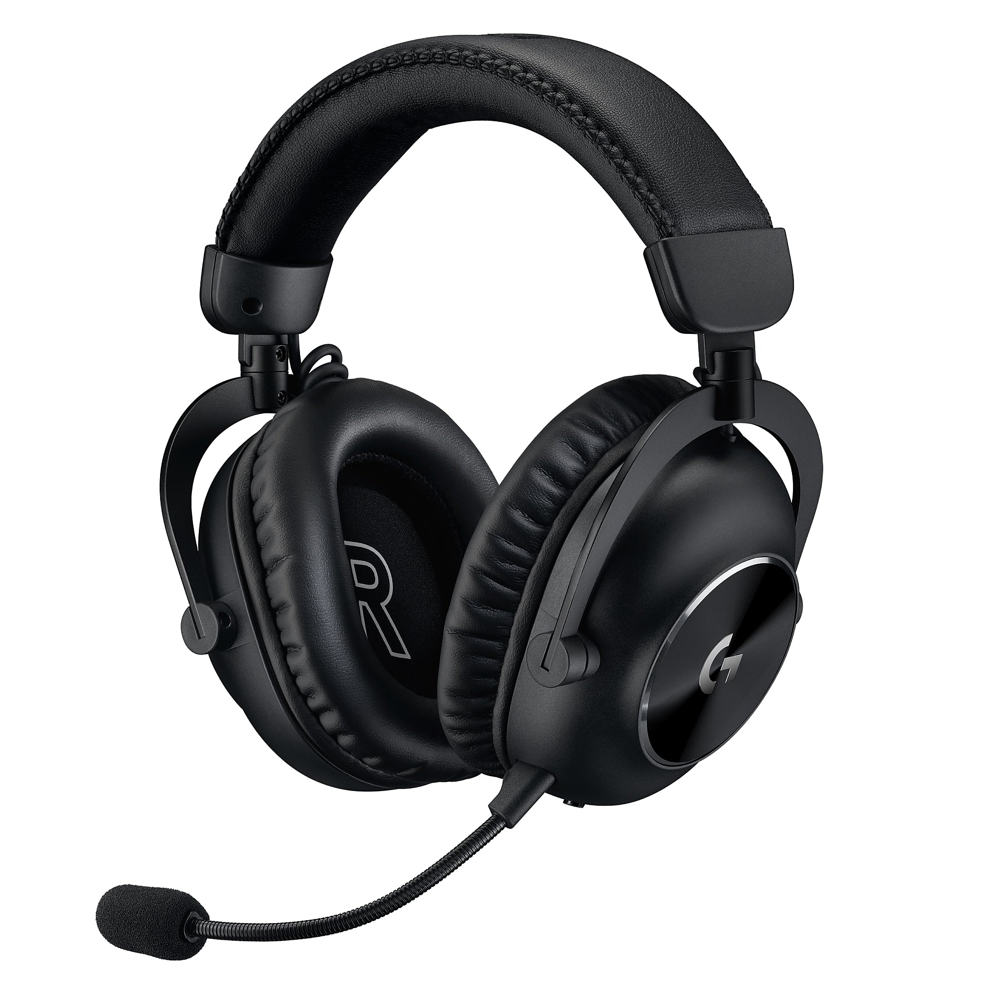 Logitech PRO X 2 LIGHTSPEED Wireless Bluetooth Stereo Gaming Over-the-Ear Headset, 3.5mm, Black (981-001262)