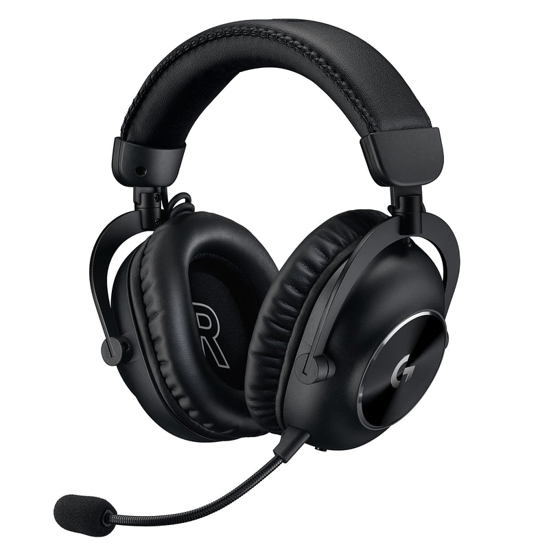 Logitech PRO X 2 LIGHTSPEED Wireless Bluetooth Stereo Gaming Over-the-Ear Headset, 3.5mm, Black (981-001262)