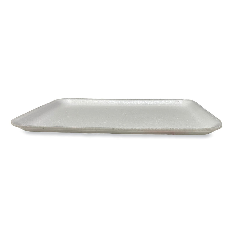 GEN Meat Trays, 13.81 x 9.25 x 2.7, White, 100/Carton