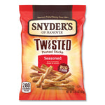 Snyder's Twisted Seasoned Pretzel Sticks, 2.25 oz. Bag, 36 Bags/Carton (OFX14750)