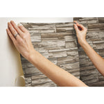 York Wallcoverings Stacked Stone Peel and Stick Wallpaper (RMK9025WP)