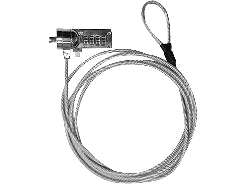 4XEM Combination Laptop Cable Lock, 6 ft. (4XLAPLOCK6)