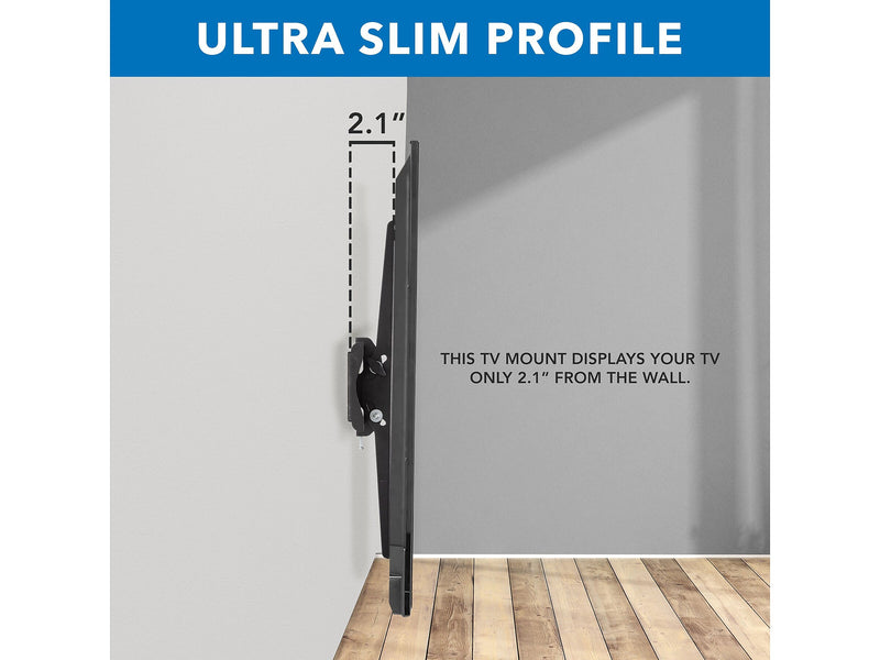 Mount-It! Tilt Wall TV Mount, 110 lbs. Max. (MI-14004)