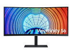 Samsung ViewFinity S6 34" Curved LED Monitor, Black (S34A654UBN)