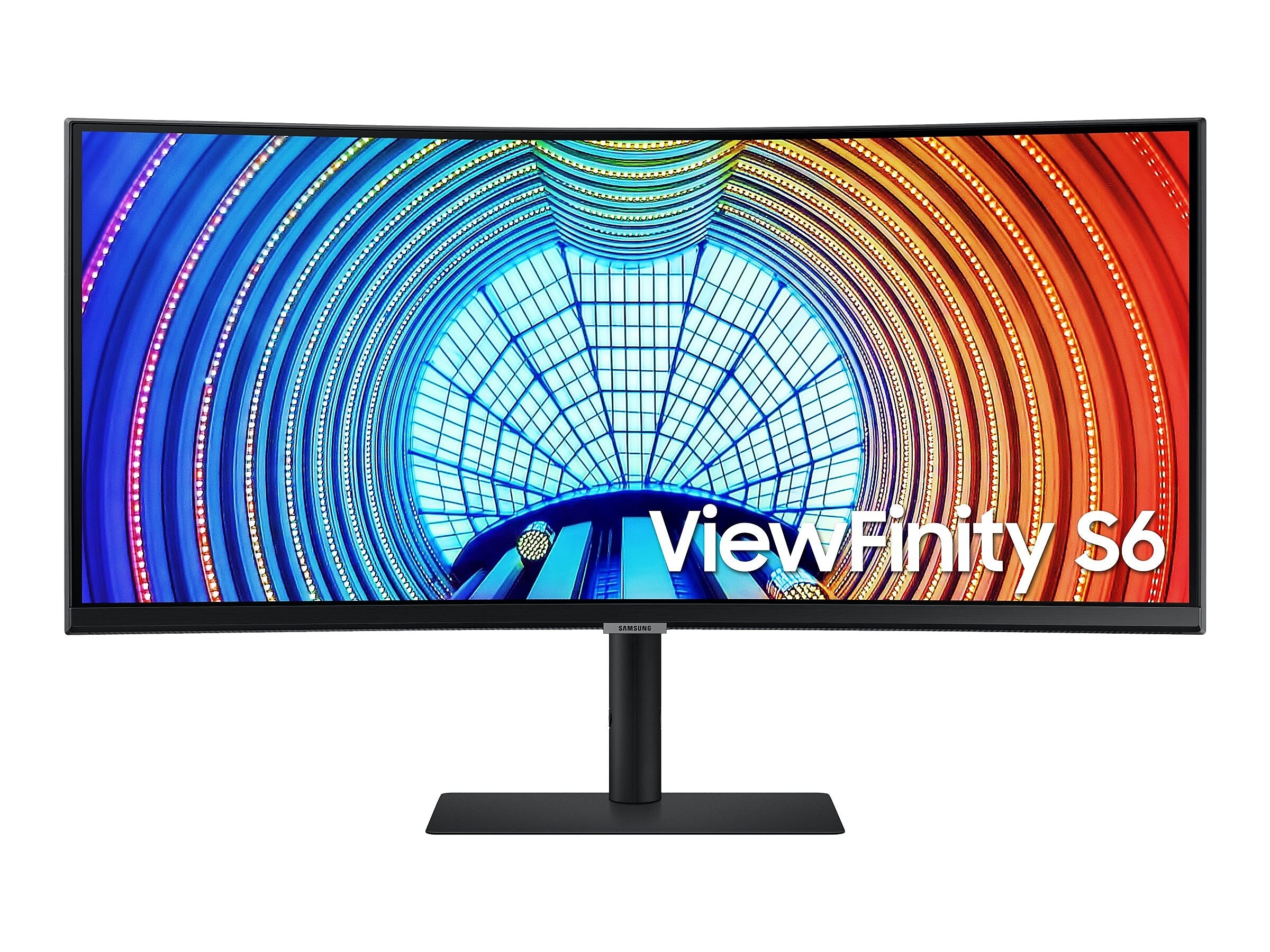 Samsung ViewFinity S6 34" Curved LED Monitor, Black (S34A654UBN)