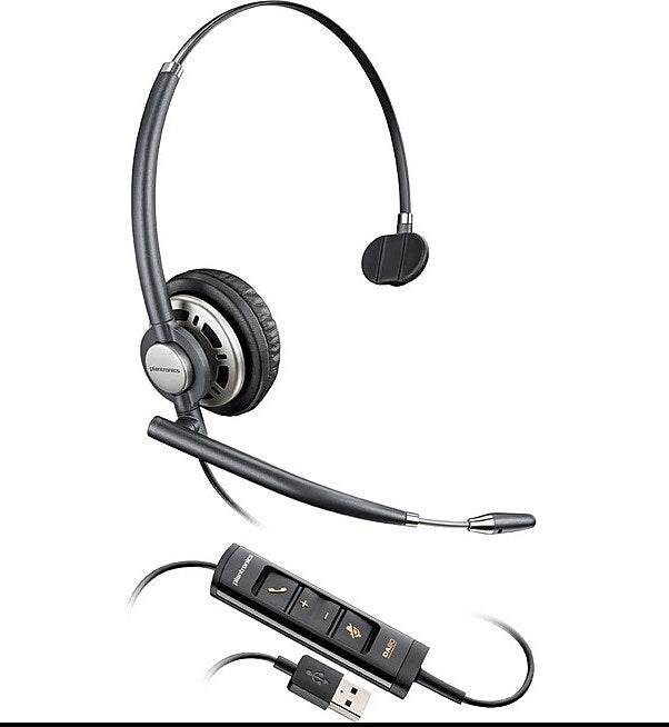 HP Poly Encorepro HW715 USB-A Mono Phone & Computer Headset (783N5AA)